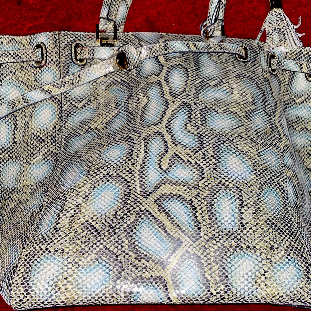 Python Genuine Leather Large Tote - image 1